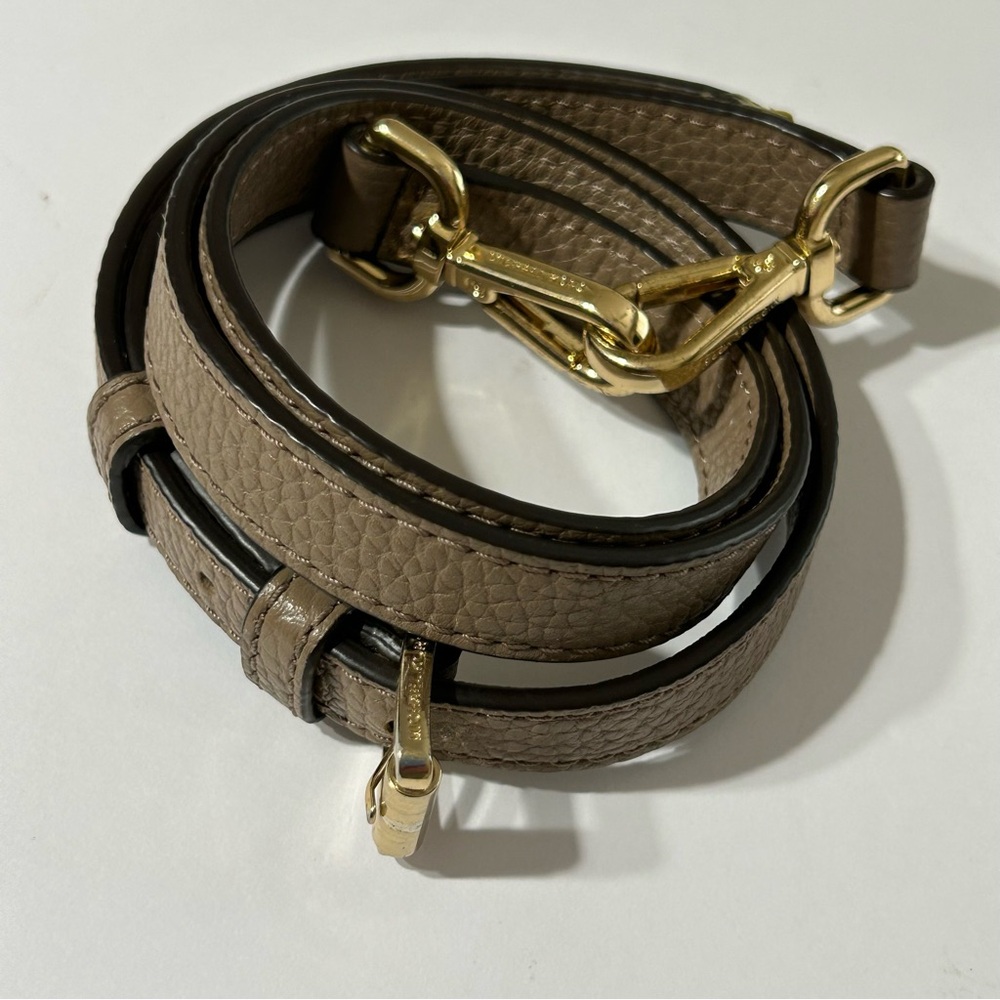 Michael Kors Taupe Gold purse strap